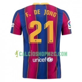 FC Barcellona Frenkie de Jong 21 Maglia Prima 2020/2021 Manica Corta